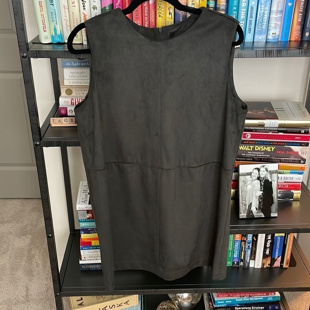NWOT Dark Green Lumiere Suede Dress